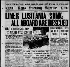 The cause of the second explosion on the lusitania is a matter of controversy. Sinking of the RMS Lusitania - Topics on Newspapers.com