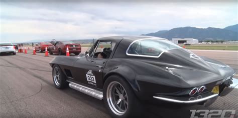 A 1967 Corvette C2 Drag Racing Car With A Secret Weapon