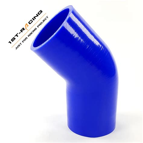 45 Degree 3 5 Inch To 3 5 Inch 89mm 89mm Elbow Silicone Hose Reducer Performance Elbow Silicone