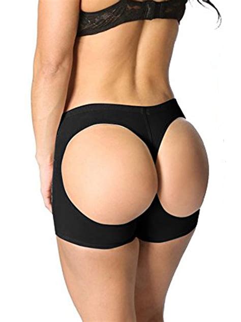 Sayfut Womens Butt Lifter Control Panty Shapewear Seamless Hip Enhancer Slim Body Shaper Black