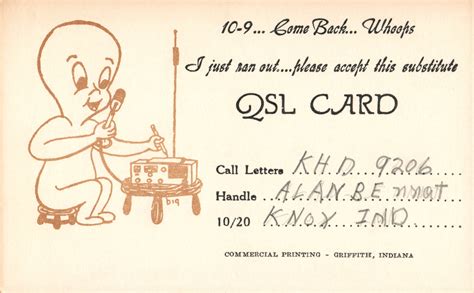 Collection Of Qsl Ham Radio Cards Dd Teoli Jr Ac Dd Teoli Jras Archivist Free