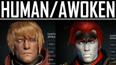 New Destiny Gameplay Humanawoken Character Creation