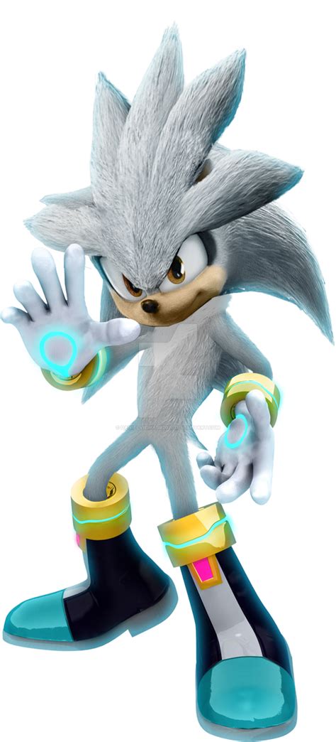 Silver The Hedgehog Sonic Movie Edition By Danielvieirabr2020 On