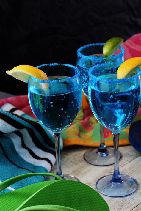 Sparkling Blue Hawaiian Mocktail My Recipe Treasures