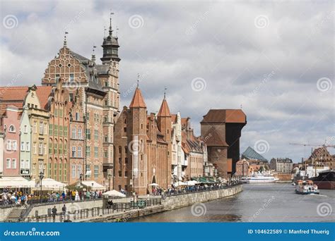 Danzig Poland July 7 2016 Gdansk Old City In Poland Editorial Stock