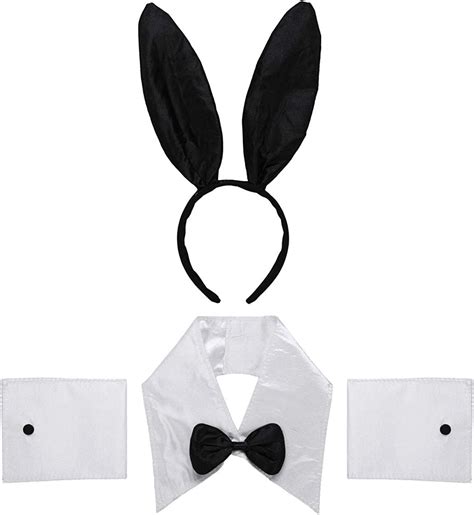 Yizyif Bunny Girl Set Sexy Bunny Costume Rabbit Ears