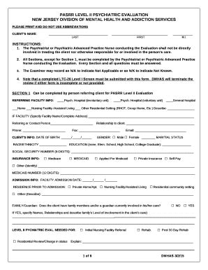 Comprehensive Psychiatric Evaluation PDF Form Fill Out And Sign Printable PDF