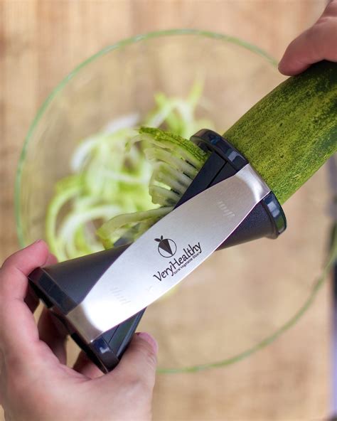 The Very Healthy Spiral Slicer Vegetable Spiralizer Zucchini Pasta