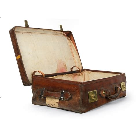 Valise anglaise en cuir Mes Découvertes