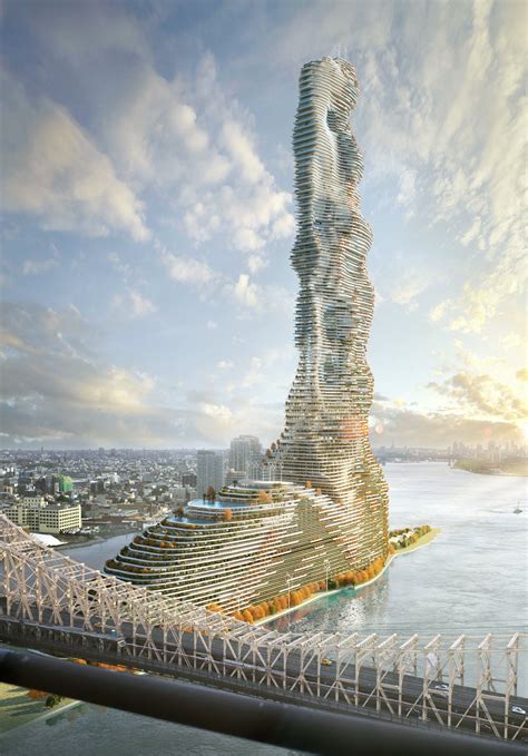 Futuristic Tower Proposed For Roosevelt Island Is 2400 Feet And