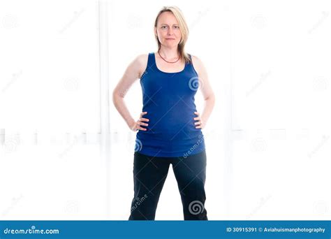 Strong Pregnant Woman Stock Image Image 30915391