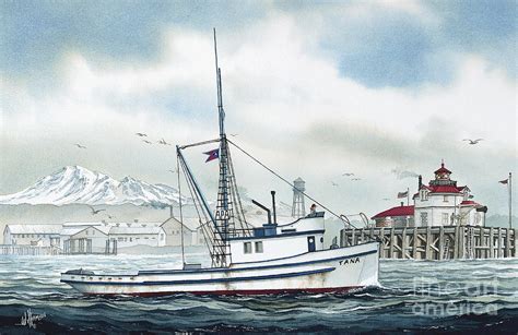 Fishing Vessel Tana Painting By James Williamson Pixels