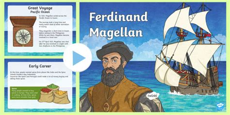 Ferdinand Magellan Information Powerpoint Teacher Made