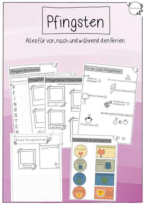 Maybe you would like to learn more about one of these? Pfingsten: Material für vor, während und nach den ...
