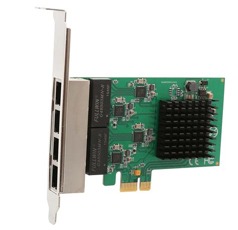 Ultima 4 Port Gigabit Ethernet Pci E X1 Network Interface Card Gigabit