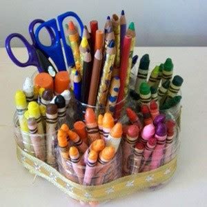 If you have children and want to keep your home looking its best, you need to know how to remove crayon. Craft Project: Recycled Crayon Holder | ThriftyFun