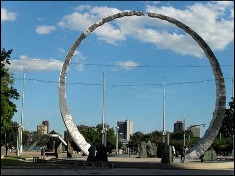 Stargate Detroit Hart Plaza Transcending The Gateways To Freedom