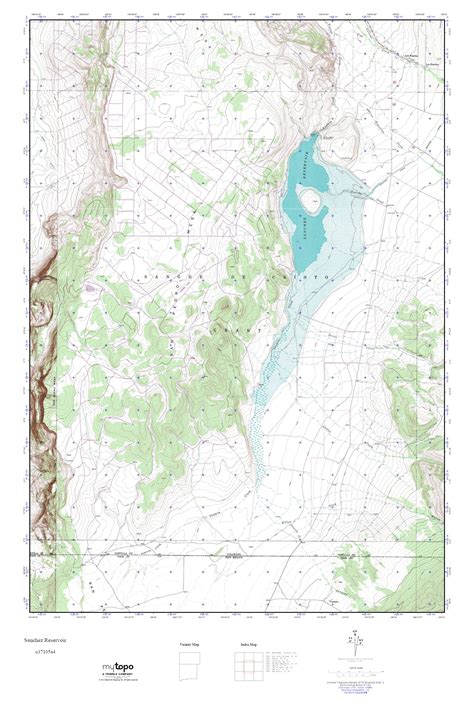 Mytopo Sanchez Reservoir Colorado Usgs Quad Topo Map