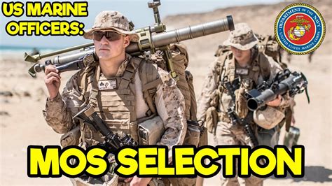 Us Marine Officers Mos Selection Youtube