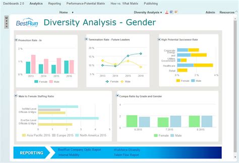 Inclusion Diversity Dashboard Workforce Analytics Dashboards Hr My