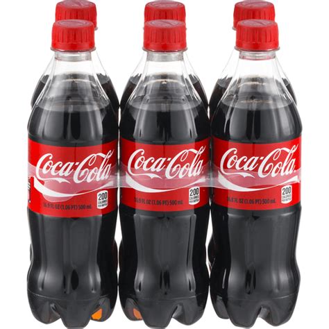 Coca Cola Bottles 169 Fl Oz 6 Pack Cola Roths