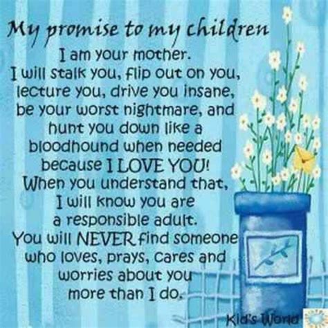 Promise To My Children Mom Son And Daughter Quotes Pinterest