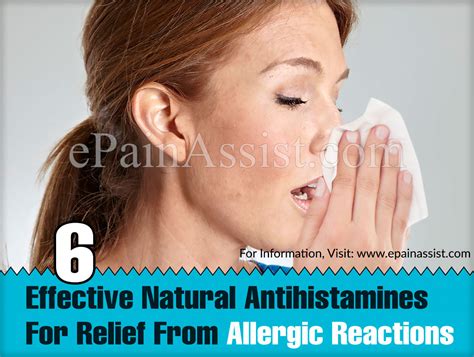 6 Effective Natural Antihistamines For Relief From Allergic Reactions