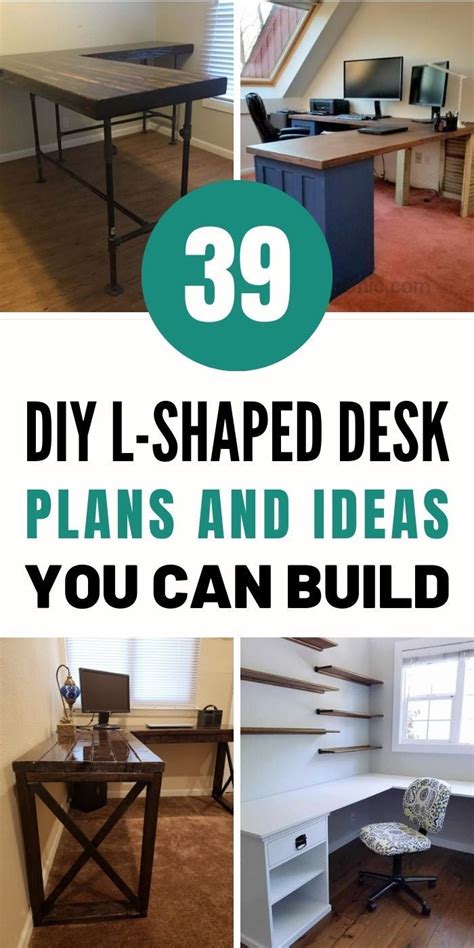 39 Diy L Shaped Desk Plans You Can Build In 2022 Diy Desk Plans Desk