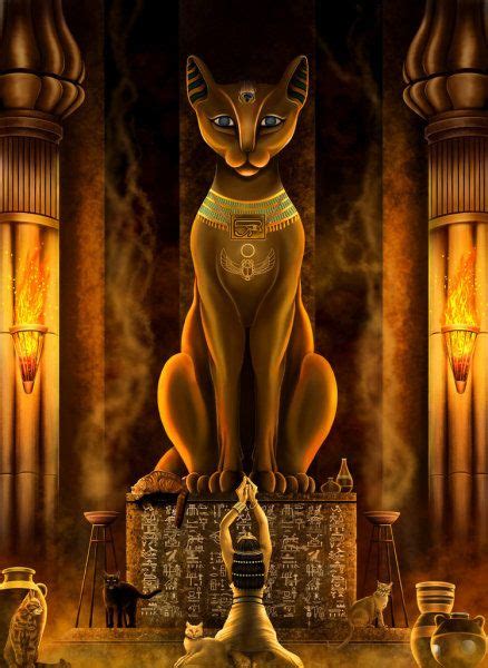 Bastet Déesse Des Chats Mythologie Égyptienne Egypte Avec Images