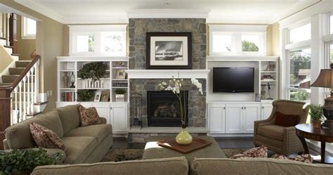 Stone Fireplace Entertainment Center Combinations Great Room