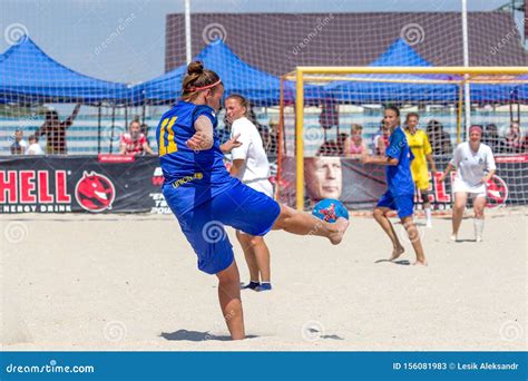 Odessa Ukraine July 21 2019 Beach Soccer Championship Among Amateur