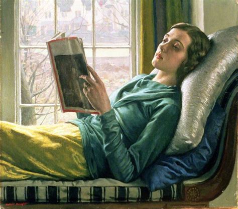 Girl Reading — Harold Knight Biblioklept
