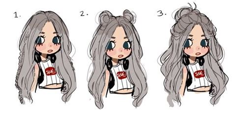 Nice Hairstyles For Long Hair Drawing