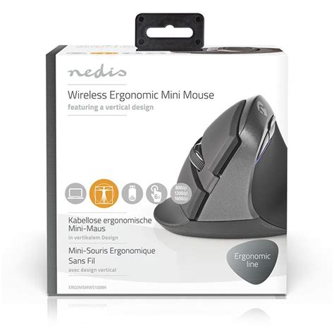 Nedis Wireless Mouse 800 1600dpi 6 Buttons Optical I