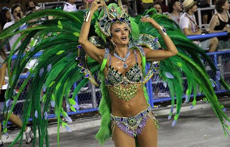 Rio Carnival Dancer In The Sambadrome Humboldt Travel