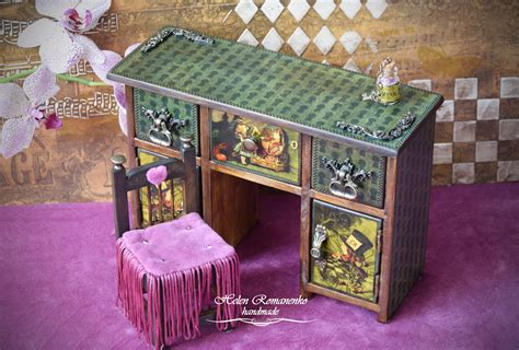 Alice In Wonderland Furniture Decoration Cabinet Alice Baby Etsy