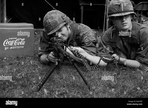 Us Rifleman Vietnam War Reenactor Stock Photo Alamy