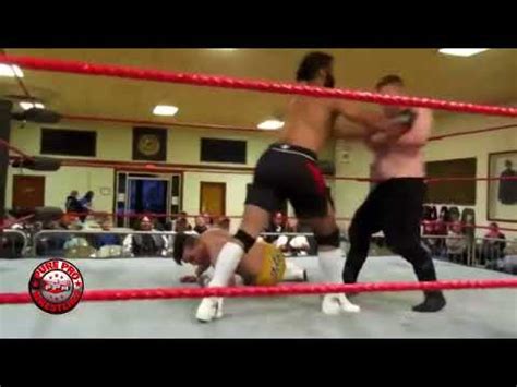 Pure Pro Wrestling Yela Man Vs Christian Blair Vs Jordan Rodgers Youtube