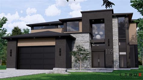 Click images or view floor plan for more information. Plan de maison Ë_119 | Leguë Architecture | Plan de maison ...