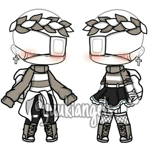 Gacha Base With Clothes - Estrella Wallpaper