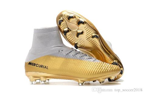 Cr7 fußballschuh test alle favoriten unter der vielzahl an cr7 fußballschuhe! 2020 Children White Gold CR7 Soccer Cleats Mercurial ...