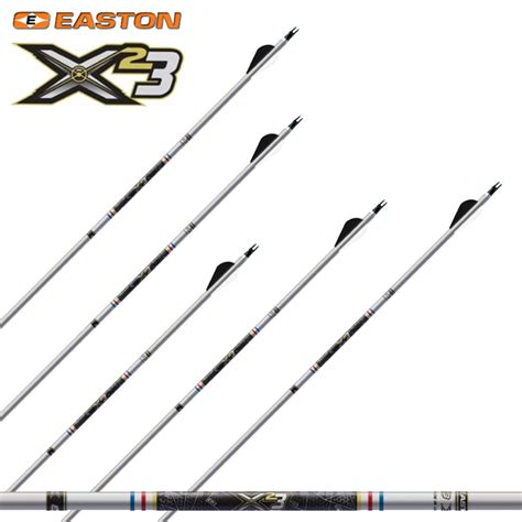 Easton X23 Aluminium Complete Arrows X 12 Custom Built Archery