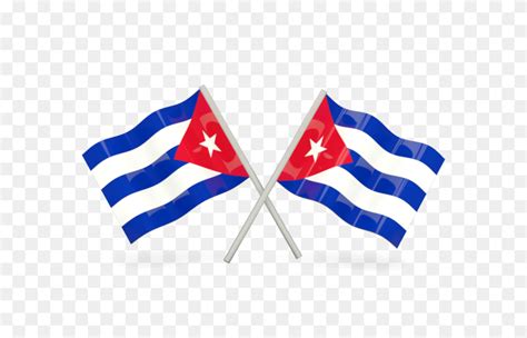 Two Wavy Flags Illustration Of Flag Of Cuba Cuba Flag Png Flyclipart