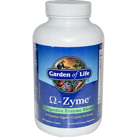 90 capsules per bottle | $0.42/capsule. Garden of Life Omega-Zyme 180 Caplets