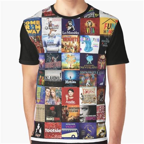 Musicals Collage T Shirt For Sale By Paigelambert Redbubble