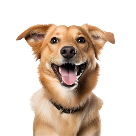 The Dog Smiles Because He Is Happy Dog Young Background Png