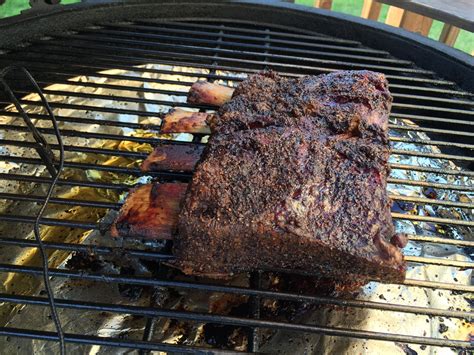 First Attempt At Beef Ribs Big Green Egg Forum