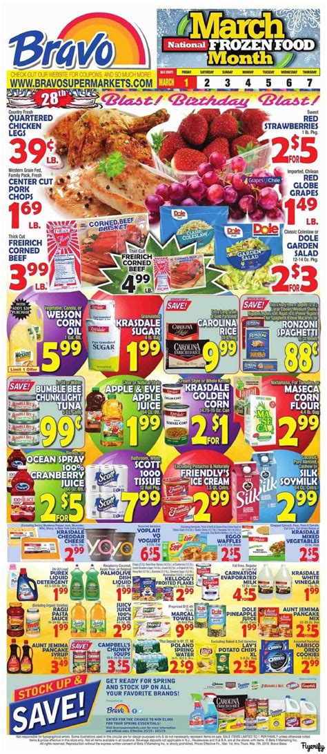 Bravo Supermarkets Ri Weekly Ad And Flyer March 1 To 7 Canada