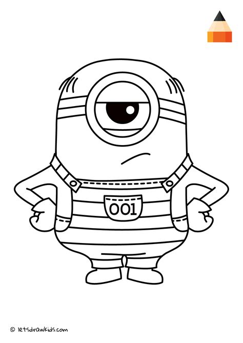 Leuk Voor Kids Kleurplaat Minions Minion Coloring Pages Minions