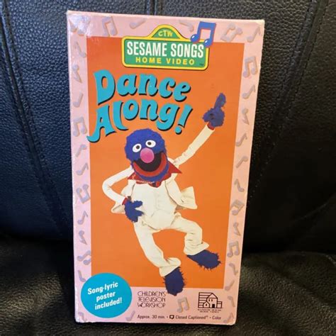 Sesame Street Dance Along Vhs 1990 Jim Henson 499 Picclick